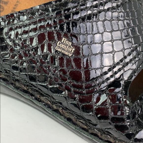 Finn Comfort Germany Sz 39 Black Preowned - Picture 6 of 8